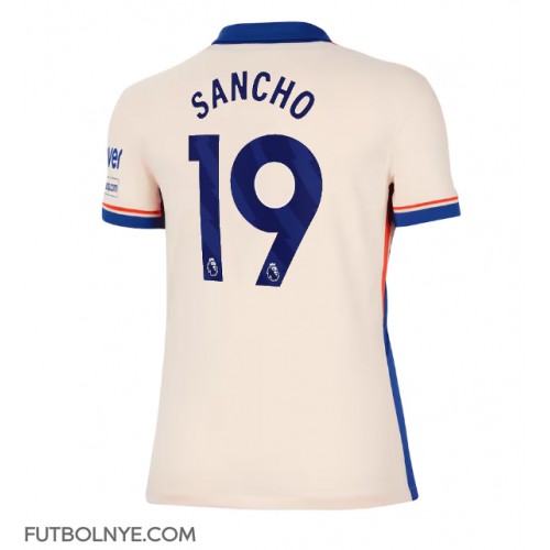Camiseta Chelsea Jadon Sancho #19 Visitante Equipación para mujer 2024-25 manga corta